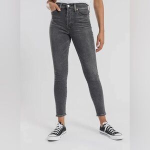 Levi's Wedgie Women’s Skinny Jeans Black High Rise Stretch